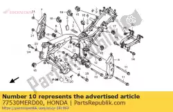 Aquí puede pedir soporte comp., ajuste del asiento de Honda , con el número de pieza 77530MERD00: