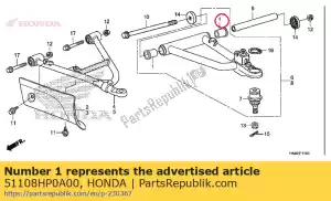 honda 51108HP0A00 bush, upper arm - Bottom side