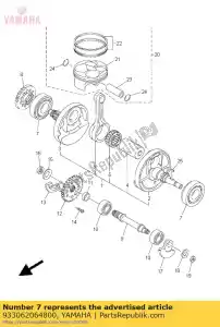 yamaha 933062064800 consequência - Lado inferior