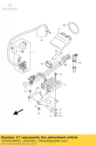 suzuki 3292018H01 unidade de controle, fi - Lado inferior