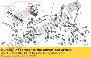 Honda 45513HA2006 cap, master cylinder - Bottom side