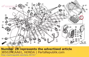 Honda 38502MCAA61 relé assy., potencia (micro - Lado inferior