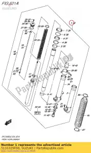 suzuki 5110329F00 damper assy, ??fro - Il fondo