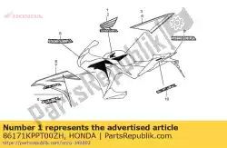 Here you can order the mark, r. Wing *type7* from Honda, with part number 86171KPPT00ZH: