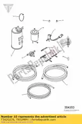 Qui puoi ordinare tee disuguale da Triumph , con numero parte T3620276: