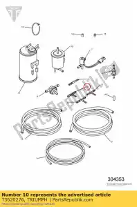 triumph T3620276 tee disuguale - Il fondo