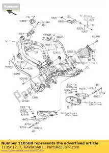 kawasaki 110561717 bracket,ignition sw.,upp er650 - Bottom side