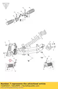 triumph T2085057 zespó? podnó?ka przód prawy - Dół