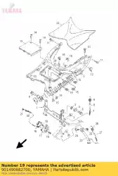 Ici, vous pouvez commander le vis auprès de Yamaha , avec le numéro de pièce 901490682700: