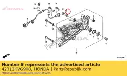 Ici, vous pouvez commander le aucune description disponible pour le moment auprès de Honda , avec le numéro de pièce 42312KVG900: