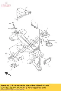 yamaha 904641322700 serrer - La partie au fond