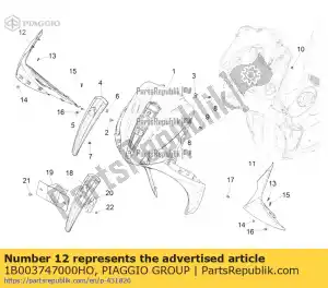 Piaggio Group 1B003747000HO verschlub rechts - Onderkant