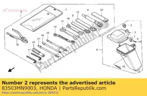 Honda 83503MN9003 lichaam, sleutel - Onderkant