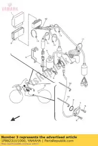 yamaha 1P88231U1000 núcleo, lado - Lado inferior