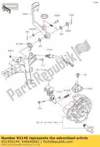 kawasaki 921450144 molla, interruttore freno posteriore kvf75 - Il fondo