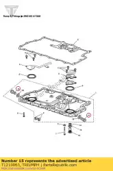 carterbout van Triumph, met onderdeel nummer T1210063, bestel je hier online: