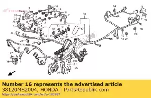 Honda 38120MS2004 bocina comp. (bajo) - Lado inferior