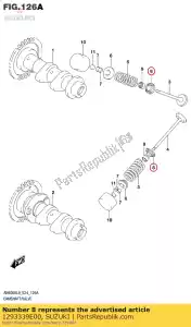 suzuki 1293339E00 gniazdo, spr??yny zaworowe - Dół