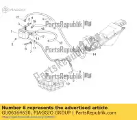 GU06164630, Piaggio Group, Odst?pnik moto-guzzi griso griso s e griso v ie zgulsg01 zgulsu02 850 1100 1200 2005 2006 2007 2015 2016 2017, Nowy