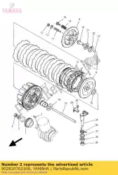 Qui puoi ordinare chiave, dritto (584) da Yamaha , con numero parte 902820702300: