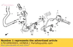 kabel comp. A, gas geven van Honda, met onderdeel nummer 17910MEH003, bestel je hier online: