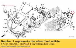 Qui puoi ordinare sigillare a, presa d'aria da Honda , con numero parte 17311MJCA00: