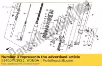 51400ML3921, Honda, fork.assy.r.fr honda cr  r cr500r 1 2 500 , Nowy