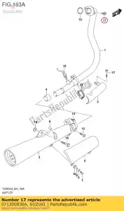 suzuki 071300830A bolt - Bottom side
