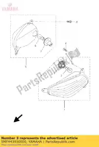 Yamaha 5MFH43930000 presa, spia luminosa - Il fondo