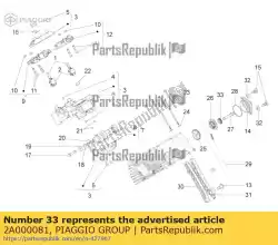 Tutaj możesz zamówić odst? Pnik od Piaggio Group , z numerem części 2A000081: