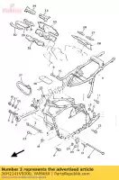 26H2141V0000, Yamaha, barra transversal completa yamaha xvz xvztd venture royal 1300 12 13, Novo