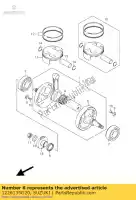 1226135G20, Suzuki, cigüeñal, l suzuki rm z450 z450z 450 , Nuevo