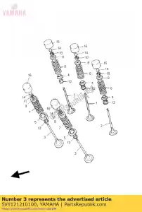 yamaha 5VY121210100 valvola, scarico - Il fondo