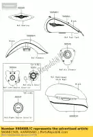 560681569, Kawasaki, patroon, fr fender, lh vn1700c9f kawasaki vn 1700 2009, Nieuw