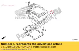 honda 12100HR0F00 cylinder comp. - Bottom side