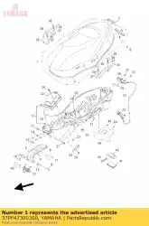 Here you can order the double seat assy from Yamaha, with part number 37PF47300300: