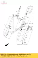 4P9F31810000, Yamaha, bullone, calza esagonale yamaha ew nxc vp xc yw 50 125 250 2007 2008 2009 2010 2011 2012 2013 2014 2015, Nuovo