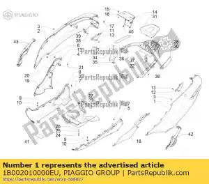 Piaggio Group 1B002010000EU lh painel lateral - Lado inferior