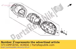 Aqui você pode pedir o medidor de sp & ta e combustível em Honda , com o número da peça 37110MFJD50: