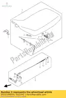 0932108009, Suzuki, cuscino suzuki gn gs gsx gsx r gv lt a lt f rg vs 125 160 250 400 450 500 600 750 800 1100 1400 1985 1986 1987 1988 1989 1990 1991 1992 1993 1994 1995 1996 1997 1998 1999 2000 2001 2002 2003 2004 2005 2007, Nuovo