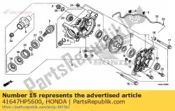 Aqui você pode pedir o calço q, coroa (1. 30) em Honda , com o número da peça 41647HP5600: