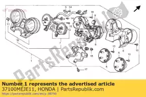 Honda 37100MEJE11 medidor de peine - Lado inferior