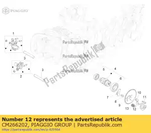 Piaggio Group CM266202 schleudermassen - Dół
