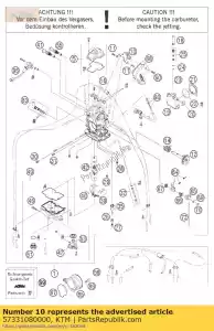 ktm 57331080000 piastra staffa per. cavo - Il fondo