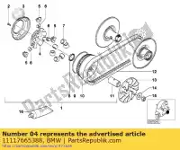 11117665388, BMW, drijvende hond bmw c1 125 200 2000 2001 2002 2003 2004, Nieuw