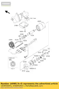 kawasaki 160850045 versnelling, 