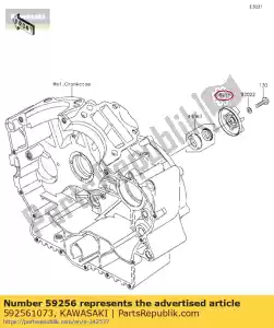 kawasaki 592561073 roue zx600-f1 - La partie au fond