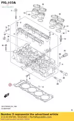 Here you can order the gasket,cylinder from Suzuki, with part number 1114135F00: