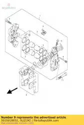 Here you can order the pad set from Suzuki, with part number 5910018851: