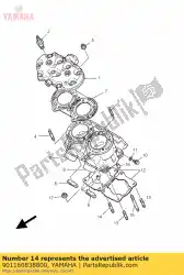 Tutaj możesz zamówić ? Ruba, ko? Ek (10v) od Yamaha , z numerem części 901160838800: